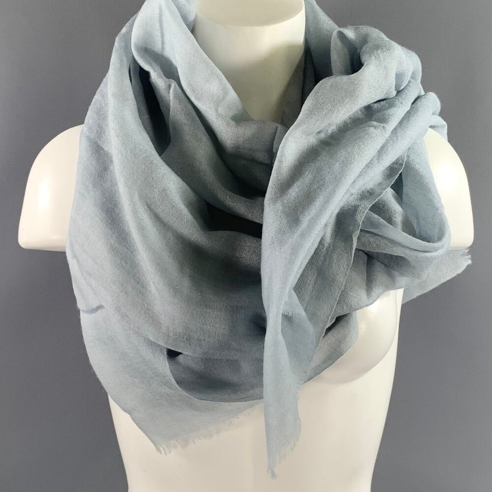 RH Blue Solid Cashmere Scarves